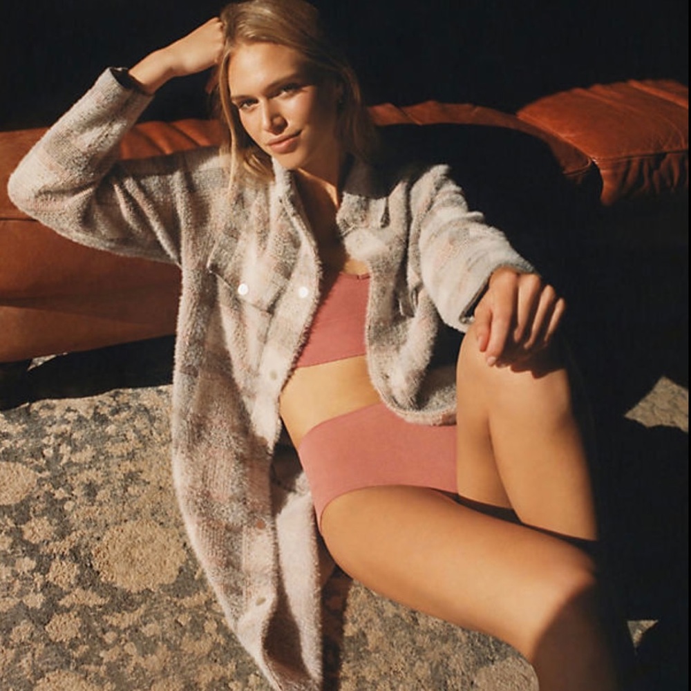 Anthropology Pilcro Eliza Eyelash Sweater Jacket